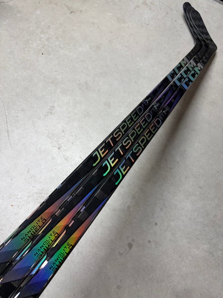 3 PACK 70 Flex P90TM Senior CCM Jetspeed FT7 Pro Left Hand Hockey Stick Pro Stock (New)