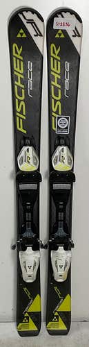 Kid's 100cm Fischer RC4 Race Jr Skis With Fischer FJ4 Bindings (Used)(SY2836)