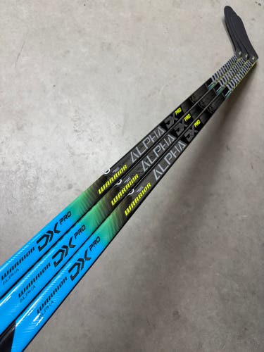3 PACK 110 Flex P90 Senior Warrior Alpha DX Pro Left Hand Hockey Stick (New) Pro Stock