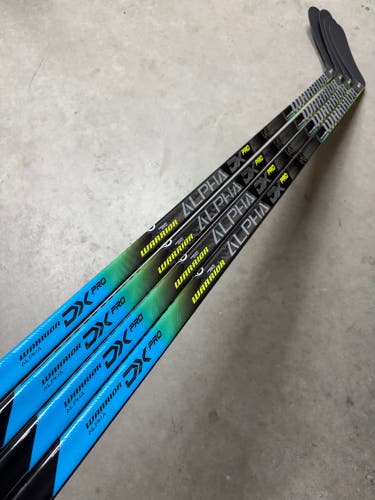 4 PACK 110 Flex P90 Senior Warrior Alpha DX Pro Left Hand Hockey Stick (New) Pro Stock