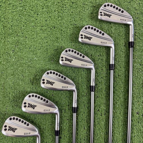 PXG 0311P Gen 2 Forged Iron Set 5-PW LA Gold Reign 60 Regular Flex Graphite