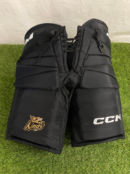 New CCM HPG 12A Pro Stock Goalie Pants | Senior XL | Wheat Kings