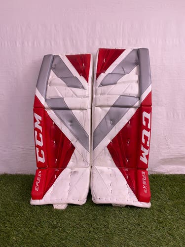 CCM EFlex 5 Goalie Leg Pads | Senior Size 34" (+1)
