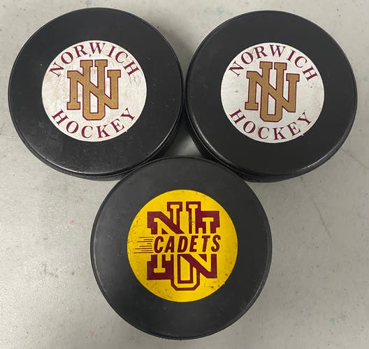 Norwich Cadets 3 pucks (Custom listing)