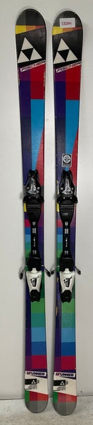 Kid's Fischer 161cm Park Stunner Skis With Fischer FJ7 Bindings (Used)(SY2841)