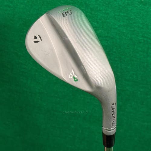 TaylorMade Milled Grind 4 MG4 Chrome 58-HBW13 58 Lob Wedge Stepped Wedge Flex