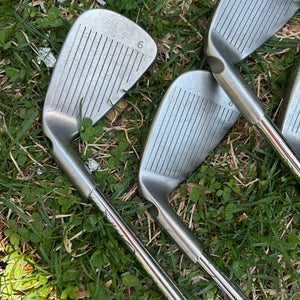 Men's 2009 Ping i15 Right Handed Iron Set Regular Flex 5 Pieces Steel Shaft (Used) plus free TM PW