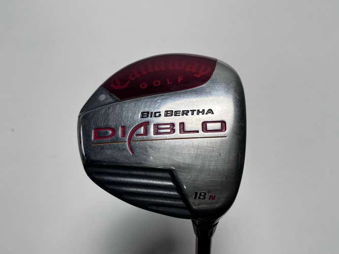 Callaway Big Bertha Diablo 5 Fairway Wood 18* 60g Stiff Graphite Mens RH