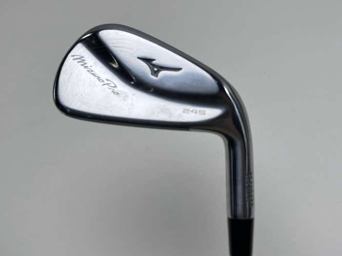 Mizuno Pro 245 Single 6 Iron DG S300 105g Stiff Steel RH Midsize Grip +1.25"