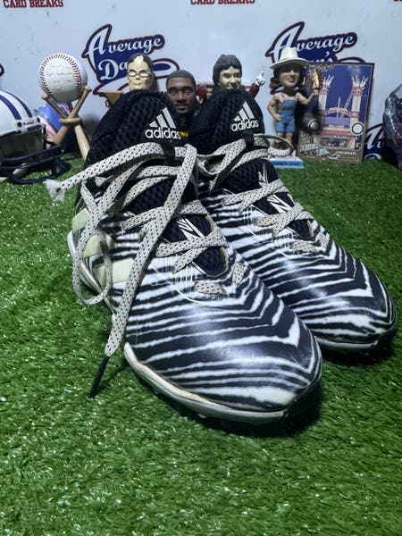 Kid's 2Y (Big Kids / Youth) Adidas Icon 6 bounce Black/White High Top  Molded Cleats (Used) | SidelineSwap | Buy and Sell on SidelineSwap