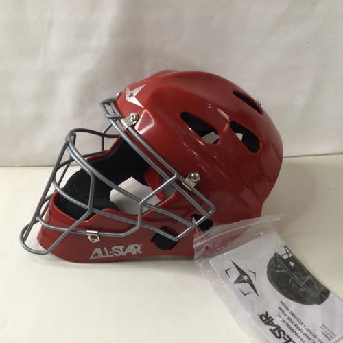 All Star MVP-3 Youth Players Series Catcher's Mask Red (New)
