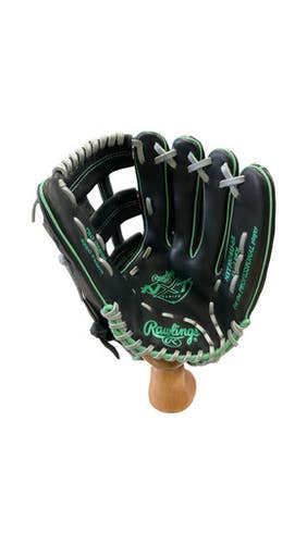 Used Rawlings NXT SERIES BB/SB Glove RH Throw Black And Silver 12 1/2" 11859-S000029743