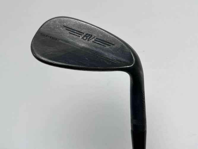 Titleist Vokey SM9 Jet Black Wedge 52* 8 Bounce F-Grind Wedge Steel Mens RH