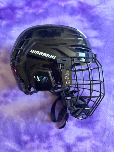 Black Youth Warrior Alpha One Helmet (Used)