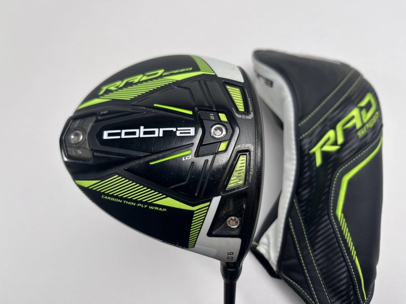 Cobra RAD Speed Driver 9* Fujikura Motore X F1 6-X Extra Stiff RH HC -1/2''