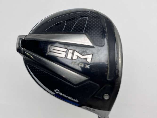 TaylorMade SIM MAX Driver 10.5* UST Mamiya Helium 5F3 Regular Graphite Mens RH