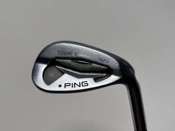 Ping Tour-S Chrome Wedge 56* 12 Bounce Black Dot Project X 6.0 Wedge Steel RH