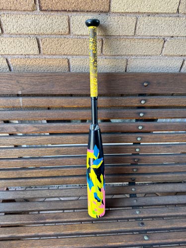 2023 DeMarini Zoa Glitch Composite USSSA Certified Bat (-10) 18 oz 28" (Used)