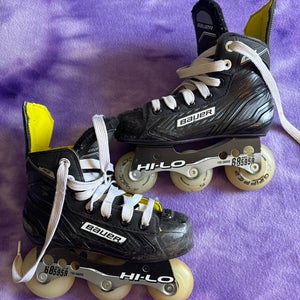 Youth Bauer RS Inline Skates Regular Width Size 12 (Used)