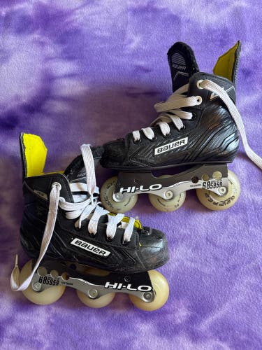 Youth Bauer RS Inline Skates Regular Width Size 12 (Used)