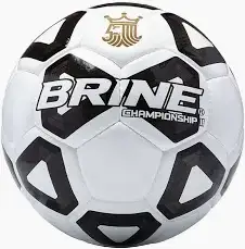 Brine Championship II Soccer Ball, Size 5, Black & White (New)