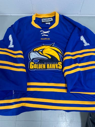 Caledon Golden Hawks goalie game Jersey