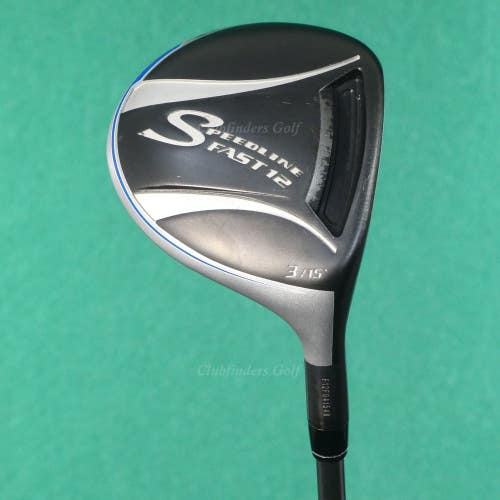 Adams Speedline Fast 12 Fairway 15 3 Wood Aldila Rogue MAX 75-S Graphite Stiff