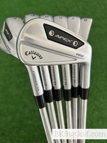 Callaway Apex Pro 24 Forged Iron Set 5-A / NS Pro Modus Tour 120 Stiff