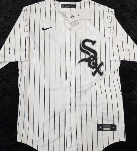 Mens CHICAGO WHITE SOX Sewn 100% REAL Baseball Jersey NWT WHITE P/S $115
