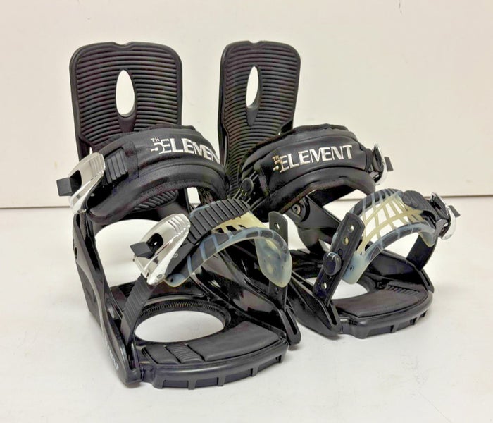 5th Element High-Quality All-Mountain Snowboard Bindings Black Size Large GREAT