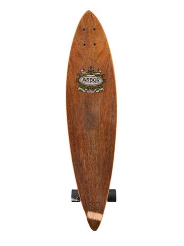 Used Arbor Pin Tail Longboard Brown 10299-S000308387
