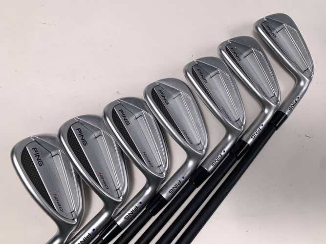 Ping i240 Iron Set 5-PW+AW Blue Dot 1* Up Alta CB AWT Regular Graphite Mens RH