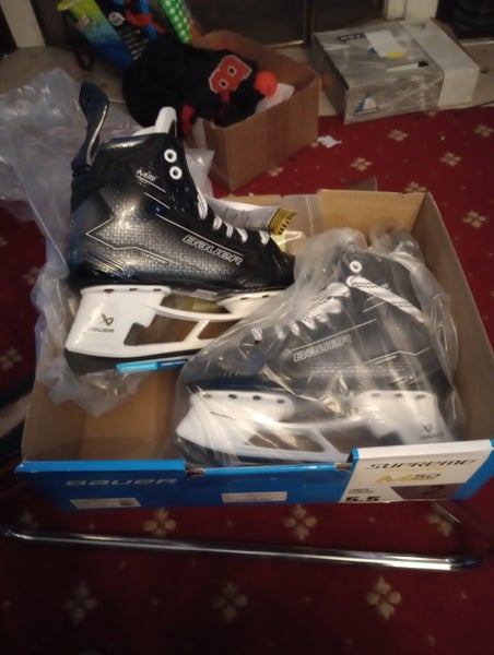 Brand New Supreme M50 Pro Ice Hockey Skates size 5.5 intermediate (no blades) fit 2