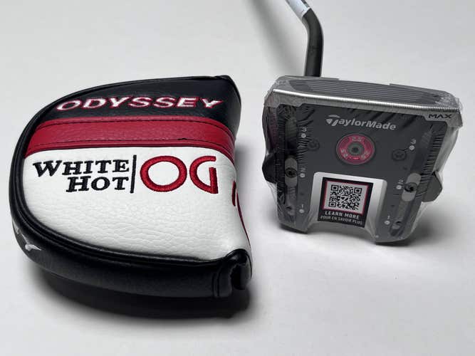 LEFTY TaylorMade Spider GT Max Small Slant Putter 35" Mens LH HC NEW