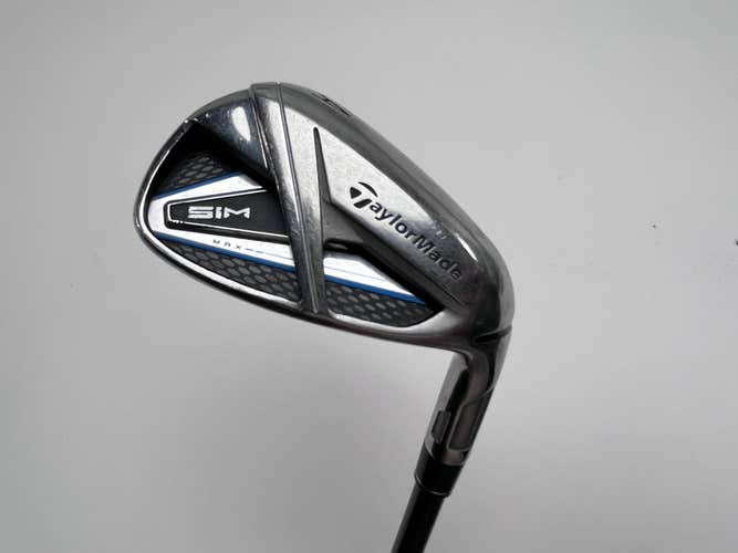 TaylorMade SIM MAX Gap Wedge GW Fujikura Ventus Blue 7S Stiff Graphite Mens RH
