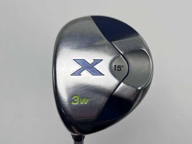 Callaway X 3 Fairway Wood 15* Aldila 55g Ladies Graphite Womens LH