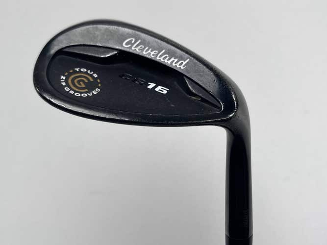 Cleveland CG16 Black Zip Groove Wedge 60* 12 Bounce Traction Wedge Steel Mens RH