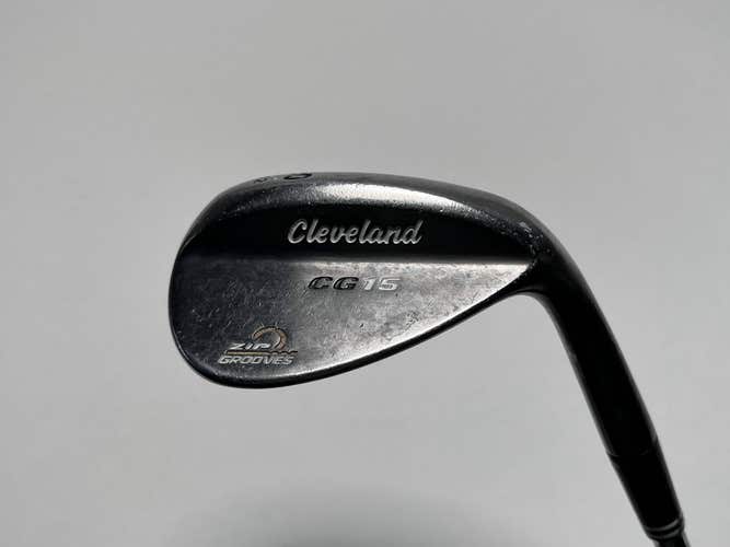 Cleveland CG15 Black Pearl Wedge 60* 12 Bounce Traction Wedge Steel Mens RH