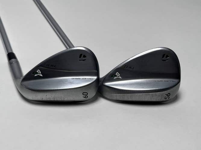 TaylorMade Milled Grind 4 Tiger Woods Wedge Set 56* 12 60* 11 Modus 3 Stiff Mens