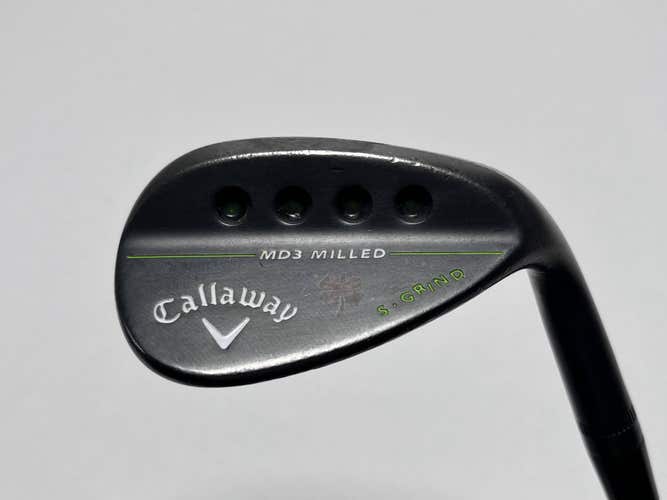 Callaway Mack Daddy 4 Black Wedge 58* 9 Bounce S-Grind S200 Wedge Steel Mens RH