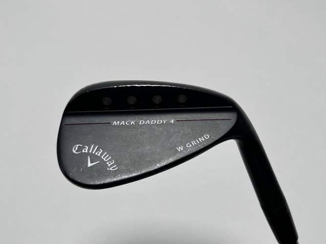 Callaway Mack Daddy 4 Black Wedge 50* 12 Bounce W-Grind Recoil 460 F3 Regular RH
