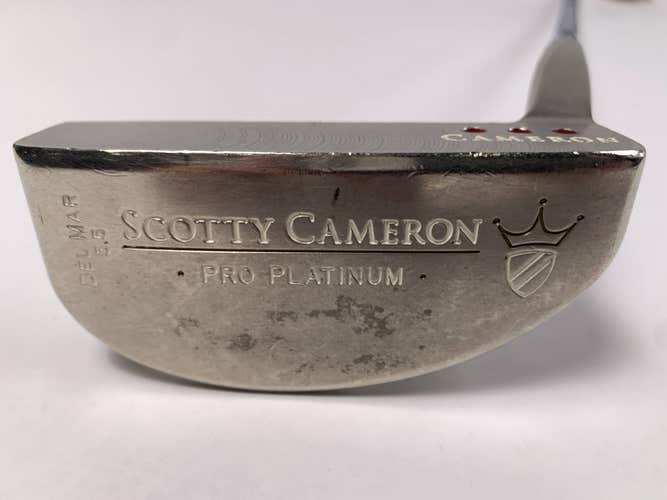 Scotty Cameron Pro Platinum Del Mar 3.5 Putter 35" Superstroke Pistol Tour RH
