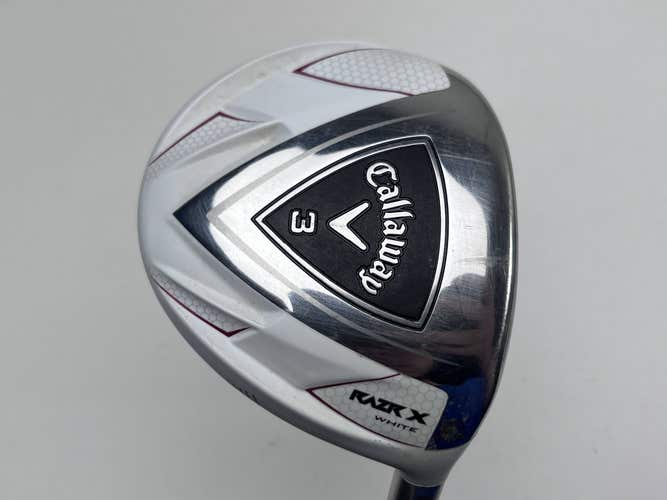 Callaway Razr X White 3 Fairway Wood 15* Grafalloy ProLaunch 65g Stiff RH