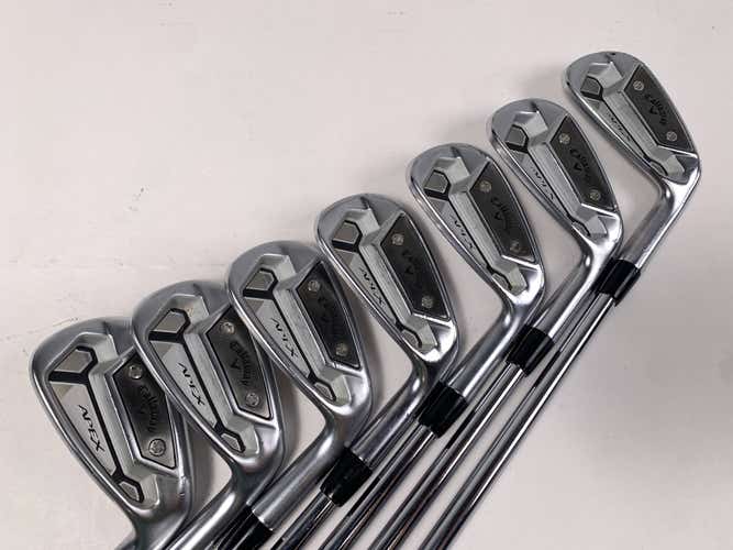 Callaway Apex TCB 21 Iron Set 4-PW DG X100 Tour Issue Extra Stiff Steel Mens RH