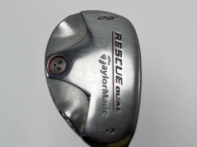 TaylorMade Rescue Dual 4 Hybrid 22* 65g Regular Graphite Mens RH