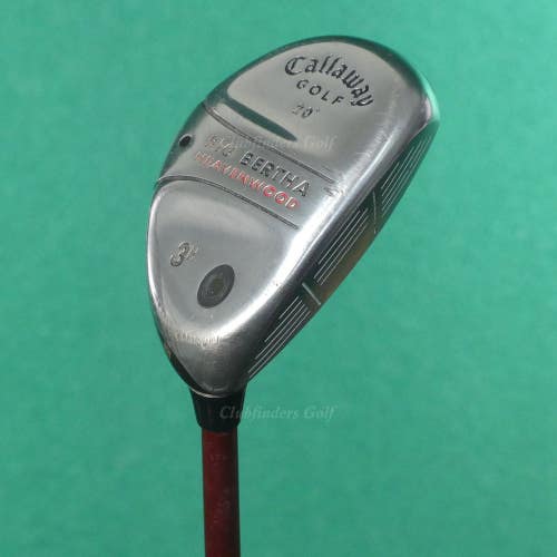 Callaway Big Bertha Heavenwood 20 Hybrid 3H Iron Factory RCH 75w Graphite Light