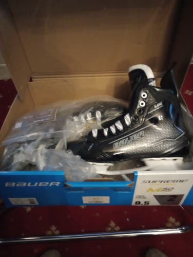 Black/Gray Bauer Supreme M50 Pro Hockey Skates size senior 8.5 (New) no blades