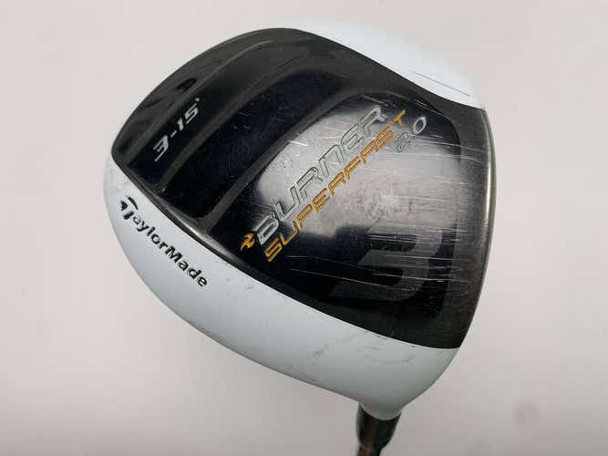 TaylorMade Burner Superfast 2.0 3 Fairway Wood 15* Matrix Ozik XCON-4.8 Stiff RH