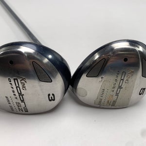 Cobra SZ Offset 3 & 5 Fairway Wood Set 15* 18* Aldila HM Tour 50g Ladies RH