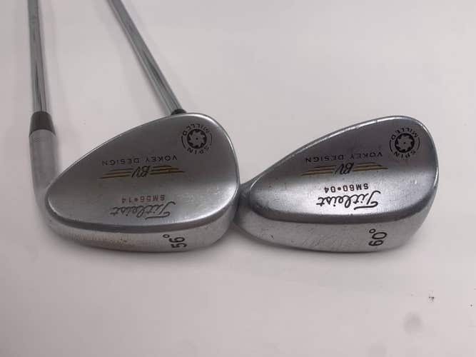 Titleist Vokey Spin Milled Wedge Set 56* 14 | 60* 4 Dynamic Gold Wedge RH